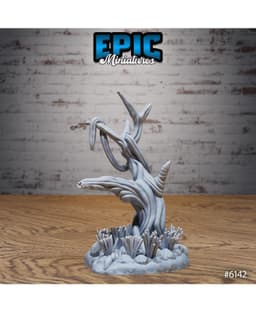 Swamp Tree V2 / DnD Miniature / Tabletop RPG Mini / 3D Model / Fantasy DnDminis / STL FILE 3d model