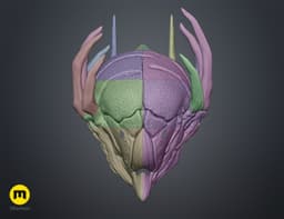 Nidus Prion Helmet – Warframe 3d model