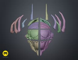 Nidus Prion Helmet – Warframe 3d model