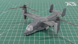 CV-22 Osprey Tiltrotor Transport Aircraft 3D Printer STL Model 3d model