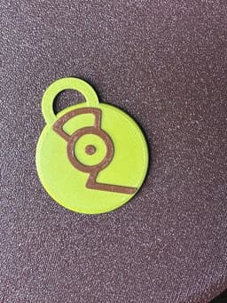POKEMON UNOWN MMU KEYCHAIN OR BAG PULL “G” 3d model