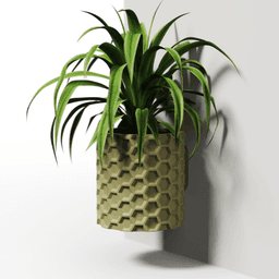 HEX Collection - Planter Set 3d model