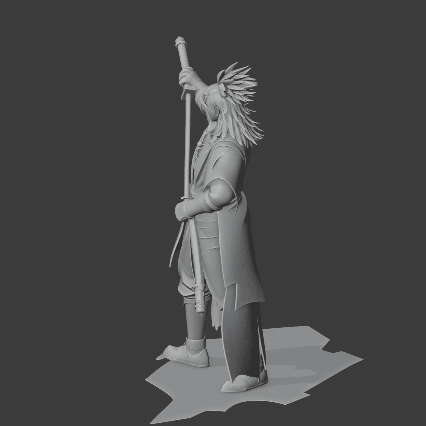 Akechi Mitsuhide Samurai Classic 3d model