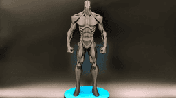Null Sentinel - Male Anatomy Sculpture 3d model