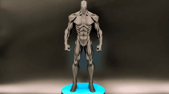 Null Sentinel - Male Anatomy Sculpture 3d model