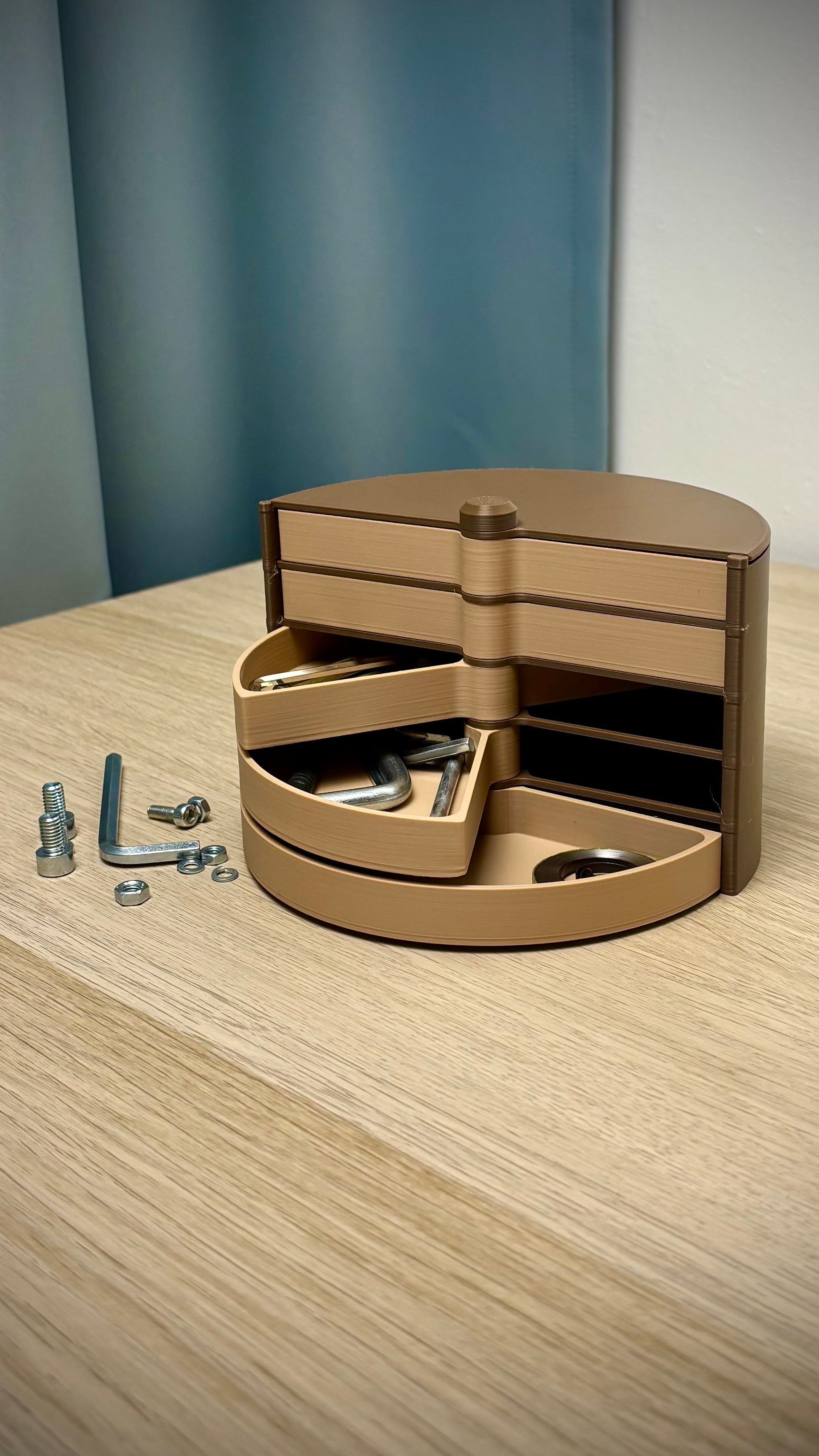 Storage Tower Organizer | Modular Storage Box 3d model