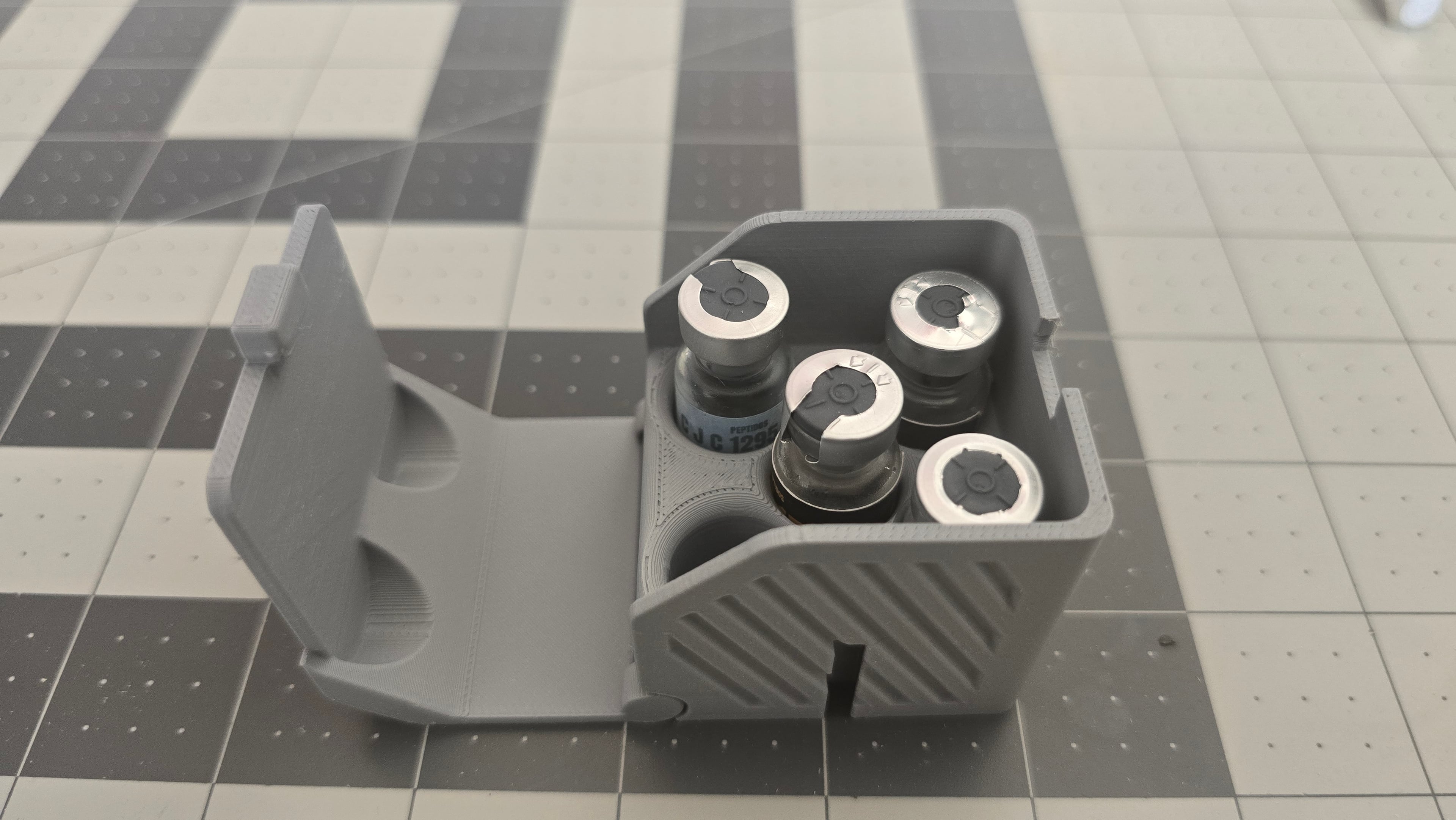 Free Modular 3ml Vial Box – STL/3MF Only 3d model