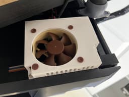 Ender 3 S1 motherboard cover 80mm fan 3d model