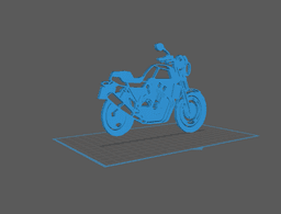 Honda - CBX Wall Art 3d model