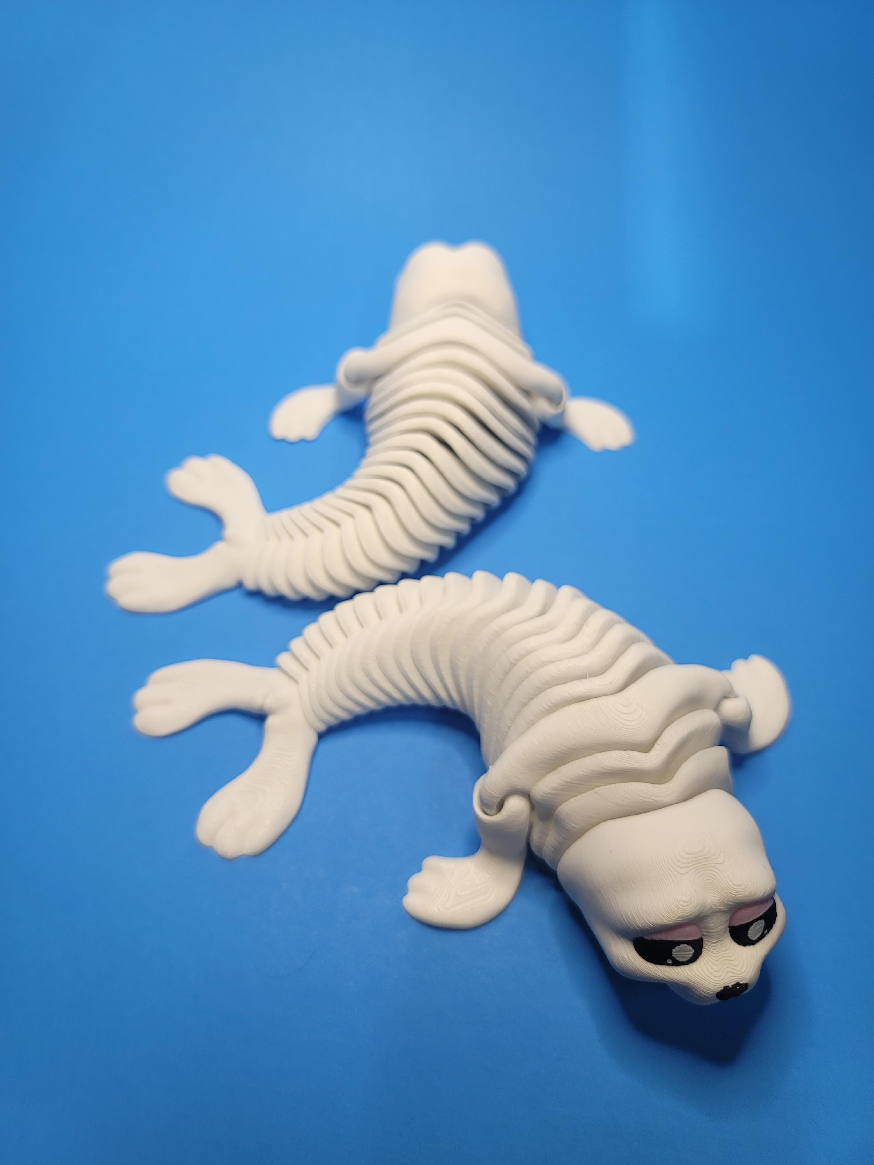  flexible Baby Seal Pups 3d model