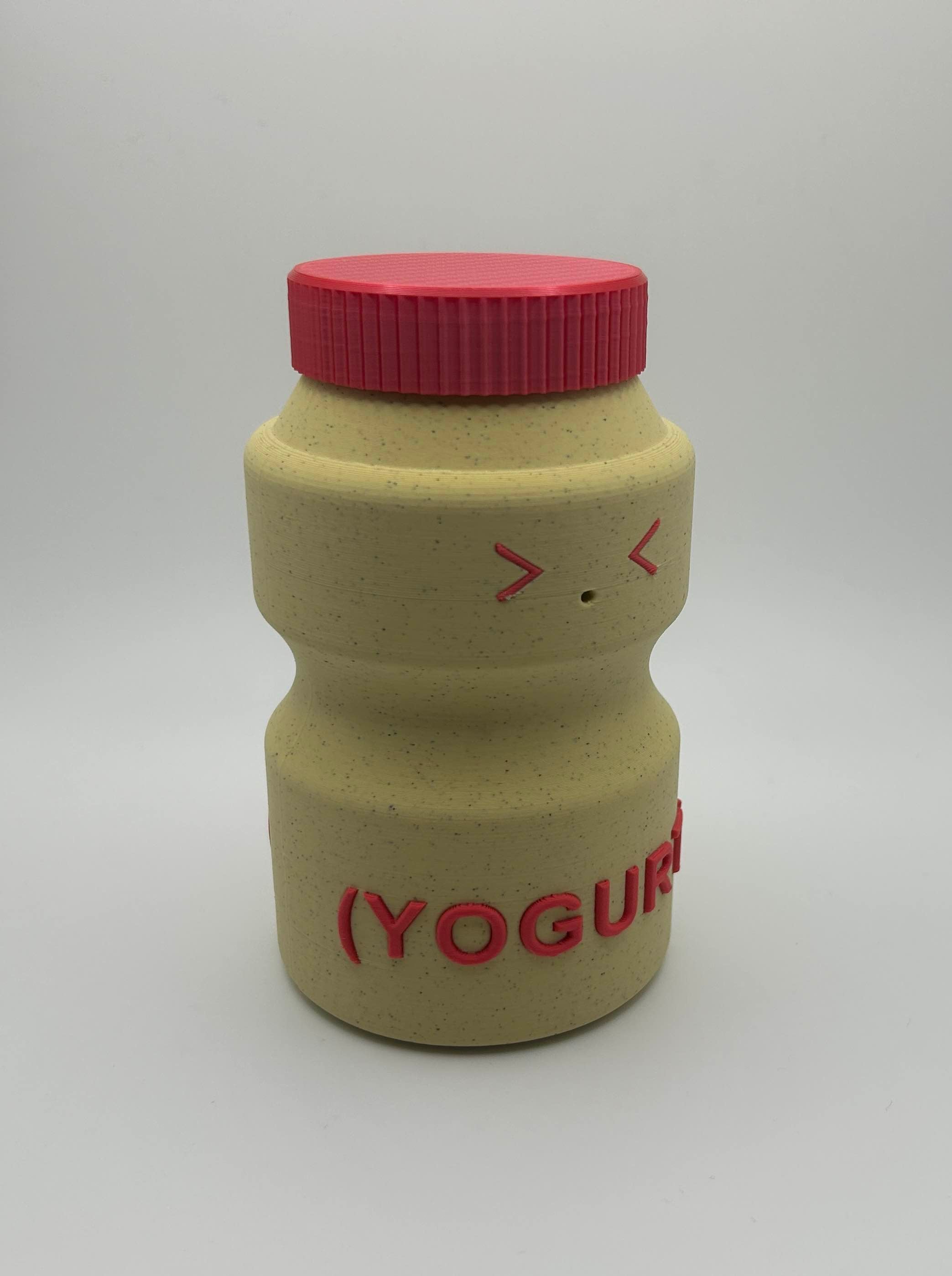 Yogurt Container with Removable Lid 3d model