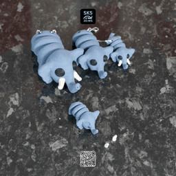 Articulating Elephant with Engineered Joint 3d model
