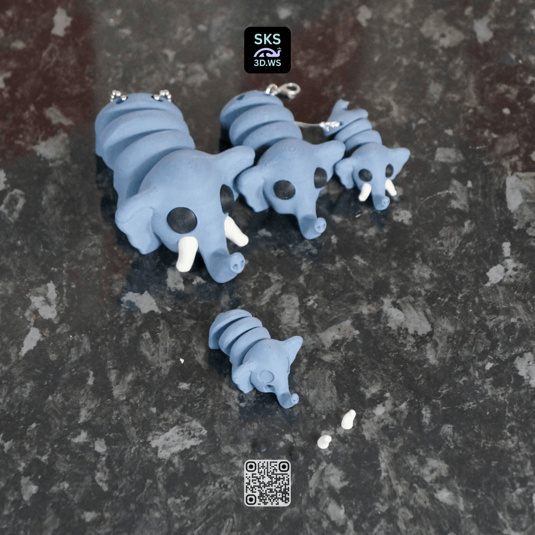 Articulating Elephant with Engineered Joint 3d model