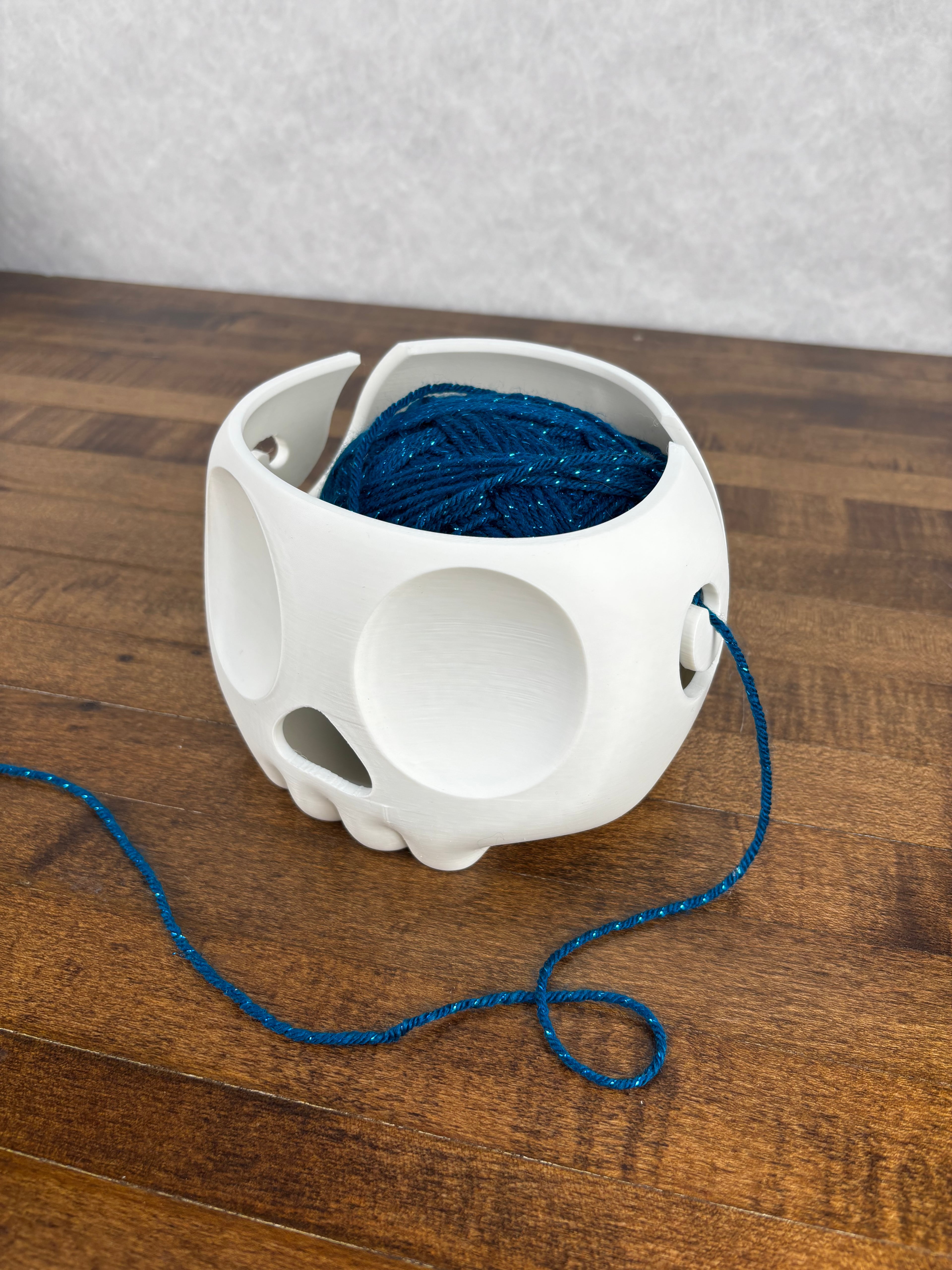 Skull Knitting Bowl - Multiple Sizes 3d model
