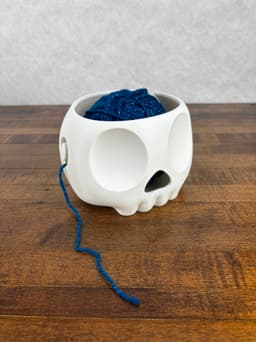 Skull Knitting Bowl - Multiple Sizes 3d model
