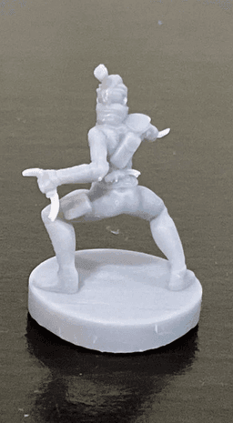 Female Rogue 35mm DnD Mini (Battle Pose) 3d model