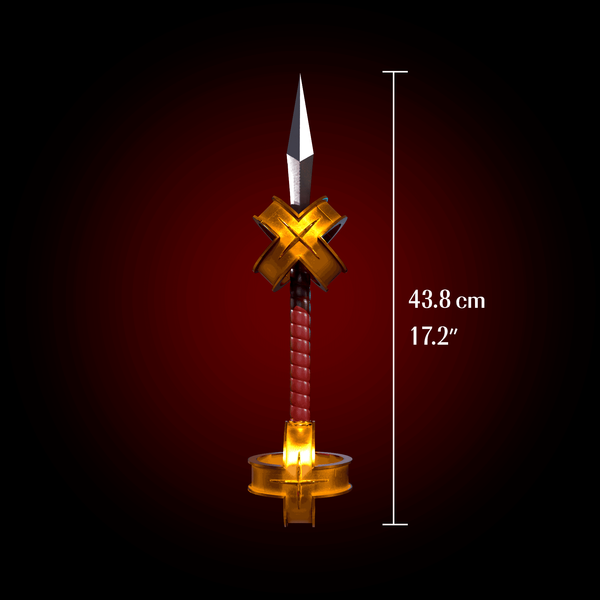 Kumatoke – Sukuna’s Cursed Weapon 3D Model | Jujutsu Kaisen Cosplay Prop (1:1 Scale) 3d model
