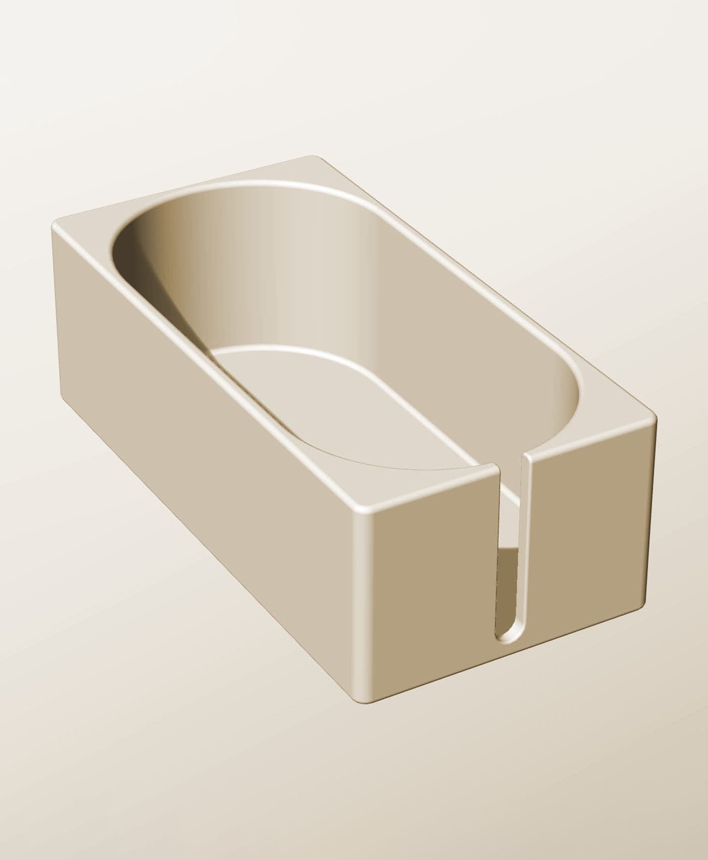 CX96-70-SS Slotted container modular stackable module bin box 3d model