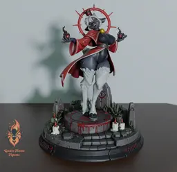The Lamb | Cult of the Lamb Fan Art 3d model