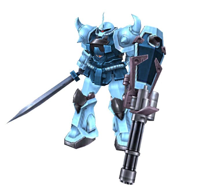 MS-07B-3 Gouf Custom 3d model