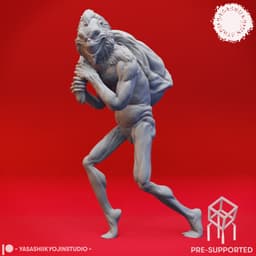Grinch + Max - Tabletop Miniatures (Pre-Supported) 3d model