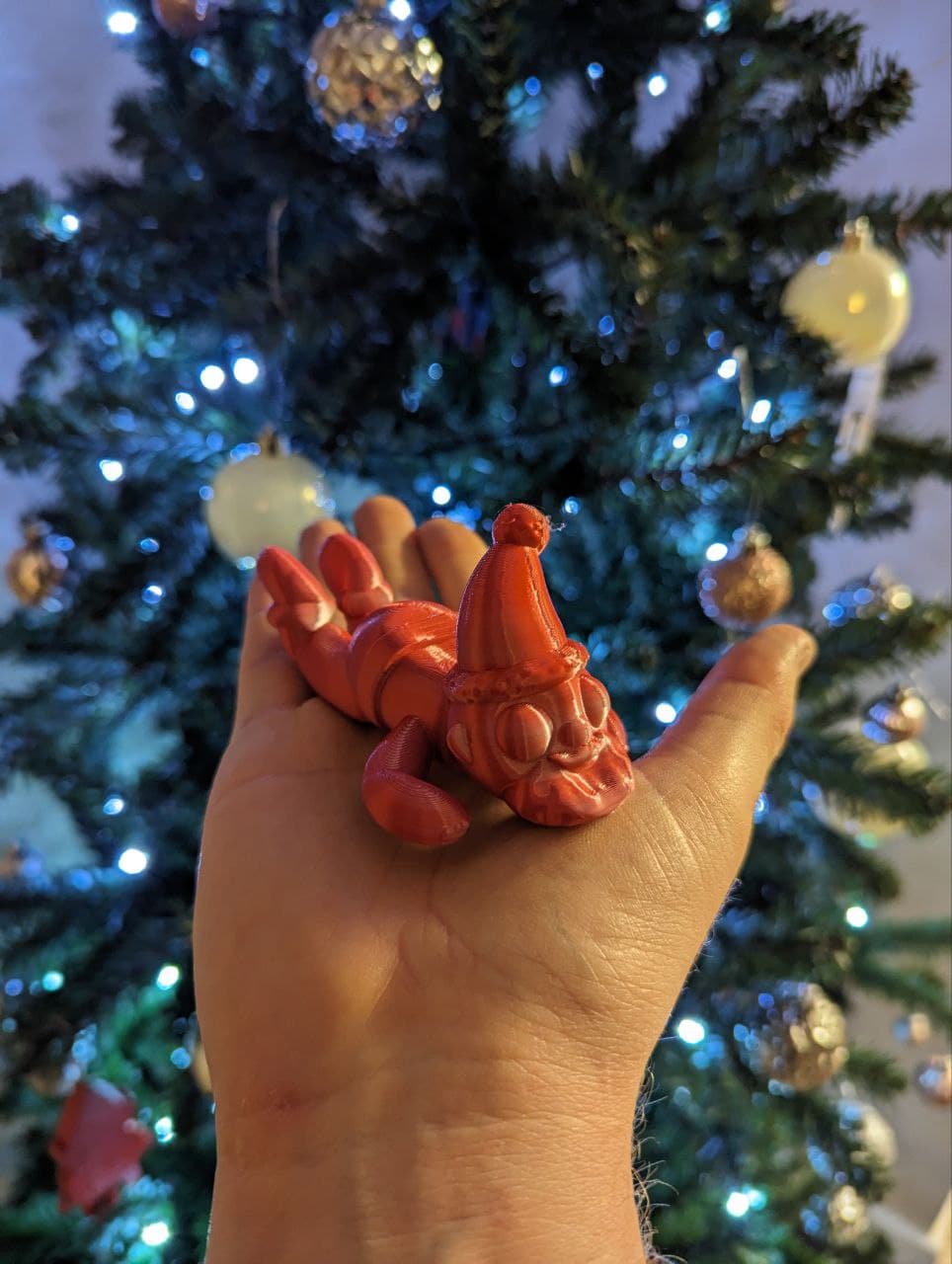 Flexi Fallen Santa 3d model