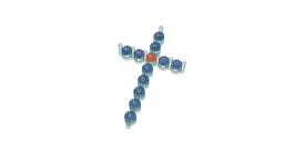 Eternal Radiance Cross Pendant 3d model