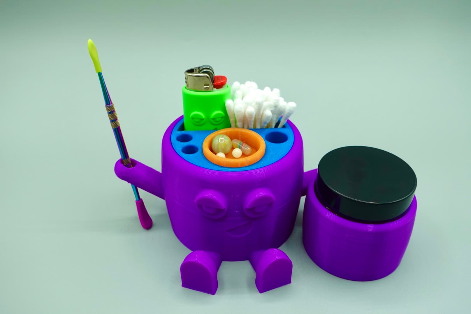 Chill Buddy Organizer (2oz Glass Jar) 3d model
