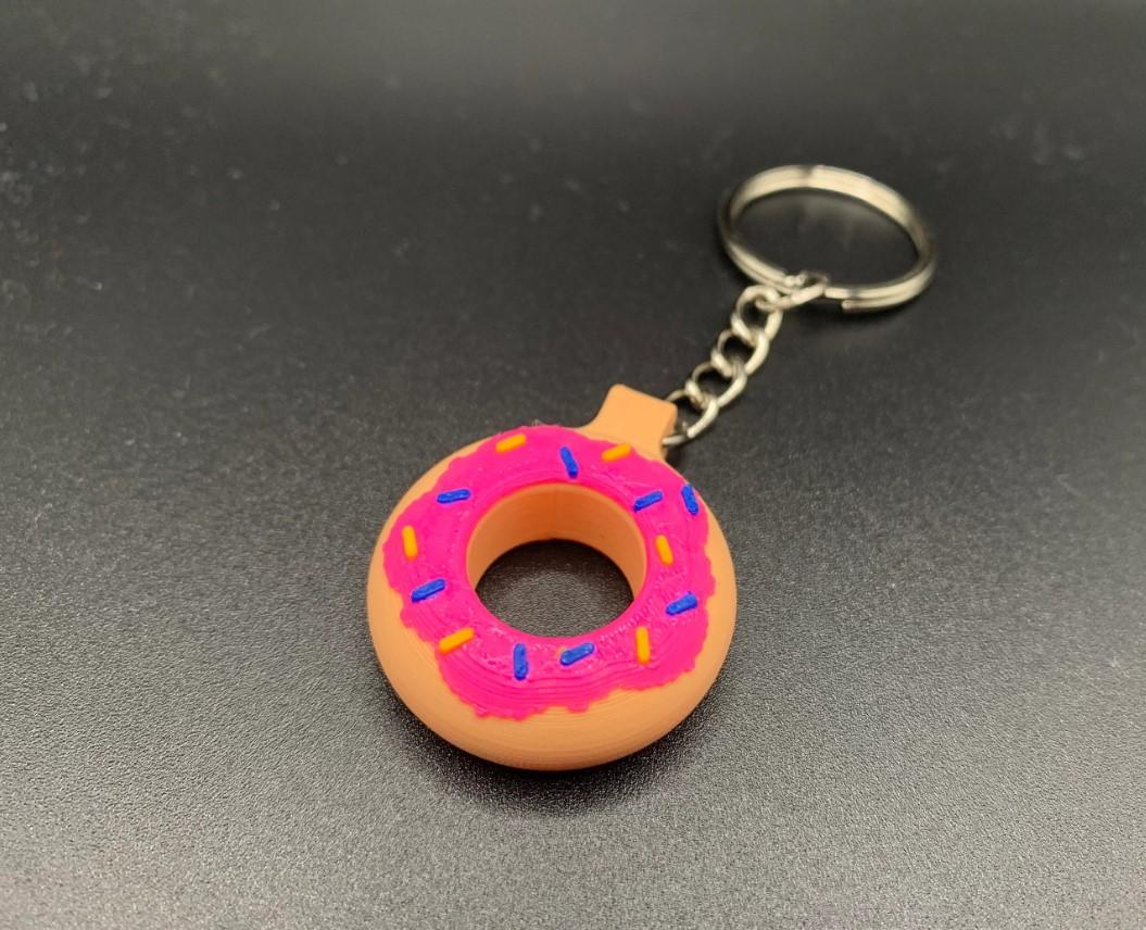 Donut_Keychain 3d model