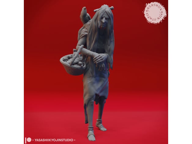 Green Hag - Tabletop Miniature 3d model