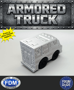 Fixum Dude Motors PiP Armored Truck 3d model