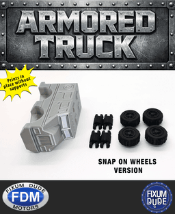 Fixum Dude Motors PiP Armored Truck 3d model