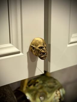 Orc head drawer pull 3d model