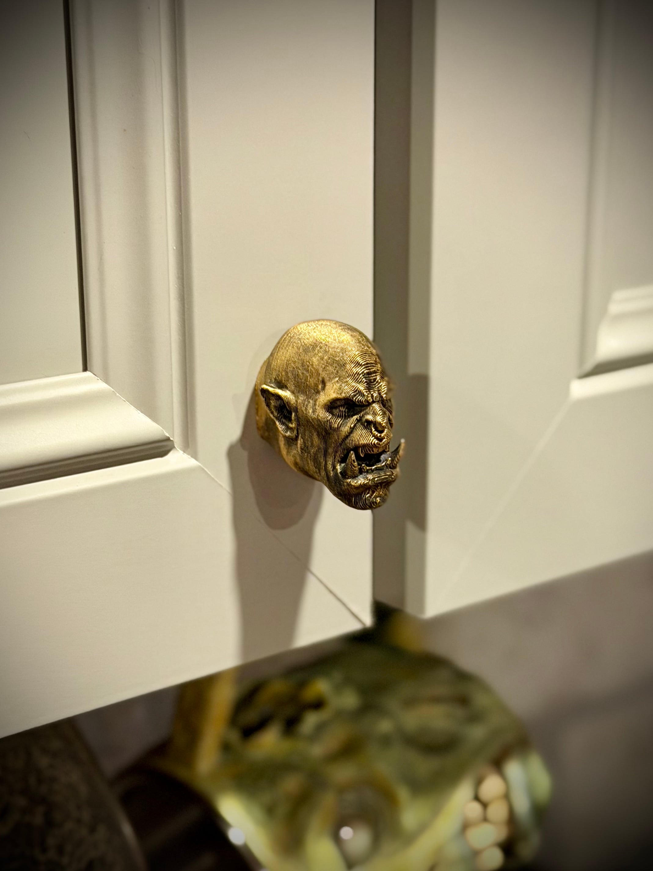 Orc head drawer pull 3d model