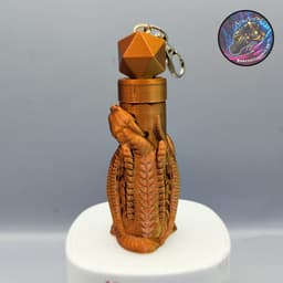 dragon chapstick container 3d model