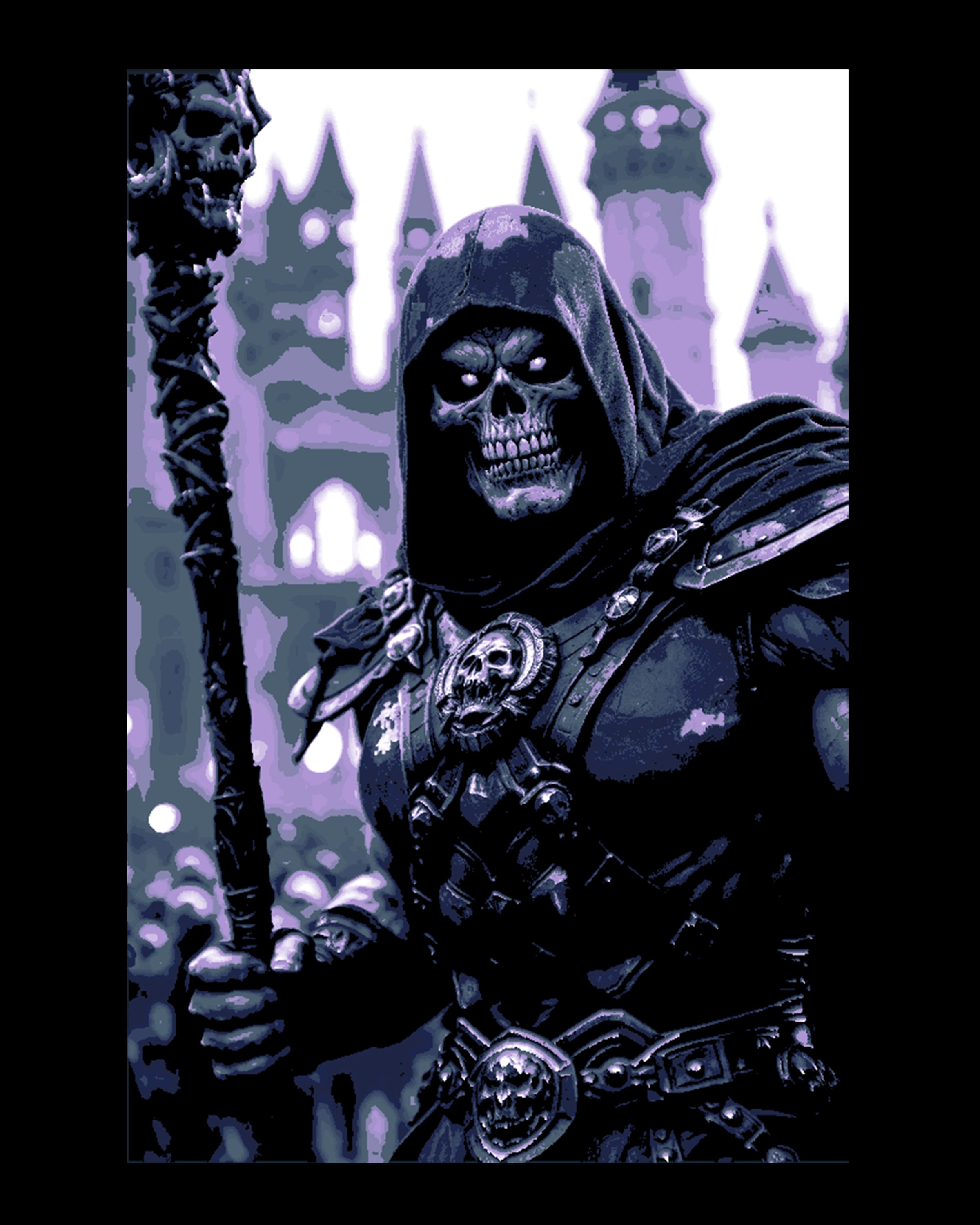 The Evil Skeletor - Prince Keldor - Trying to take over Grayskull - Fan Art 3d model