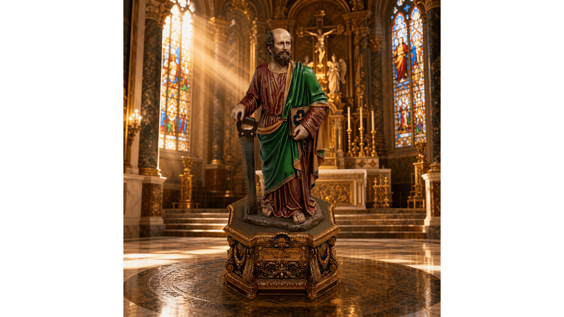 Saint Simon Zealot 3D Scanning STL Printable 3d model