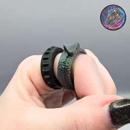 Fidget Ring Set 3d model