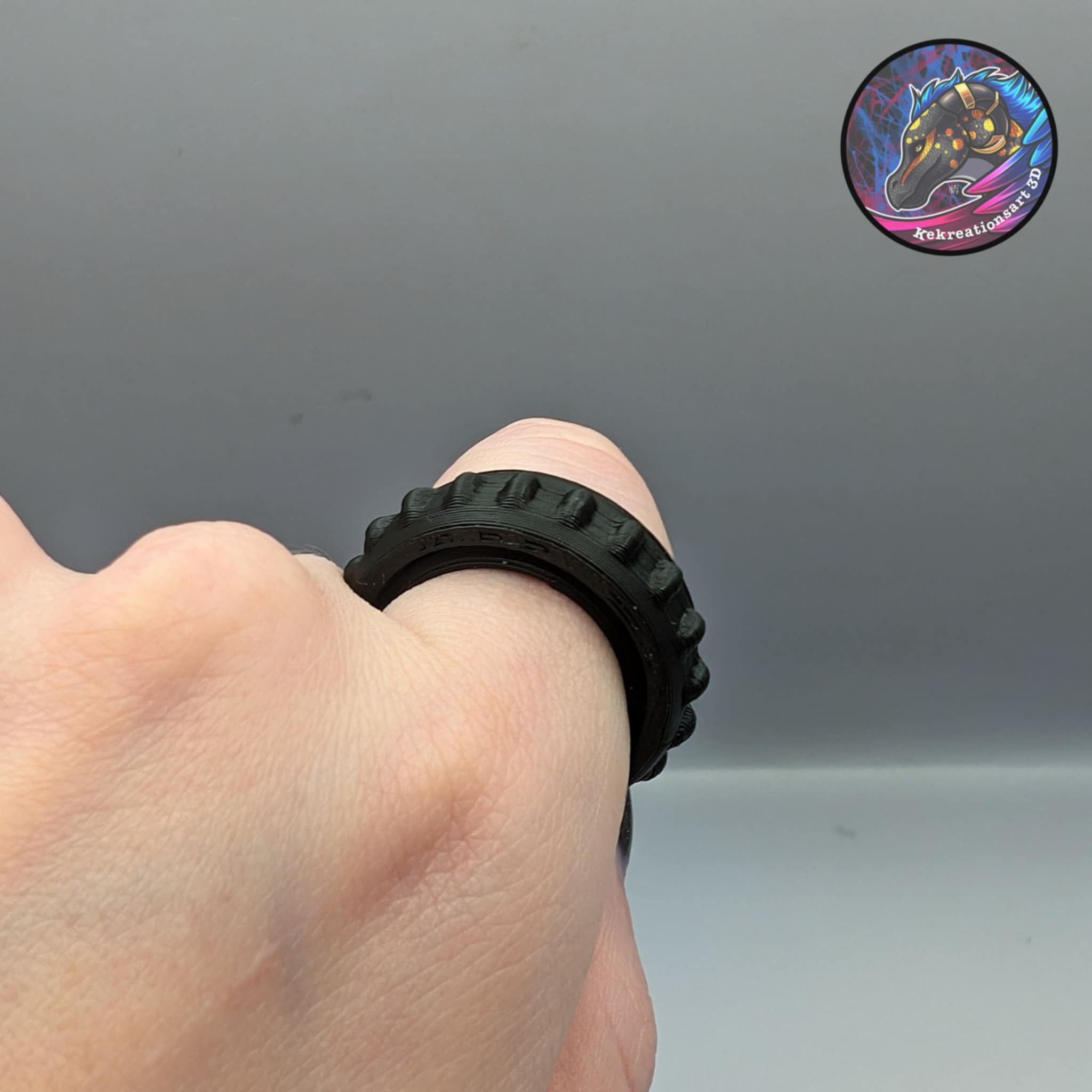 Fidget Ring Set 3d model