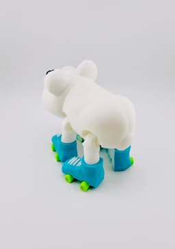 Bears on Skates Flexis 3d model