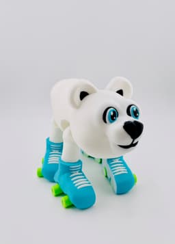 Bears on Skates Flexis 3d model