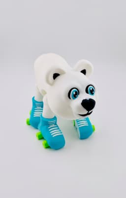 Bears on Skates Flexis 3d model