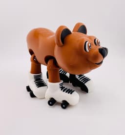 Bears on Skates Flexis 3d model