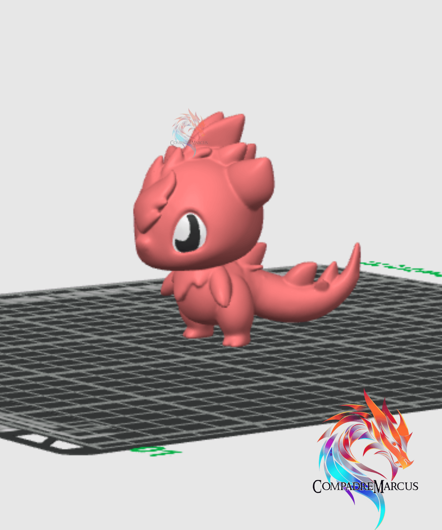 Charming mini Dragon 1 3d model