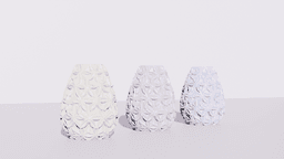 Star stellate flower Petal Vase 3d model