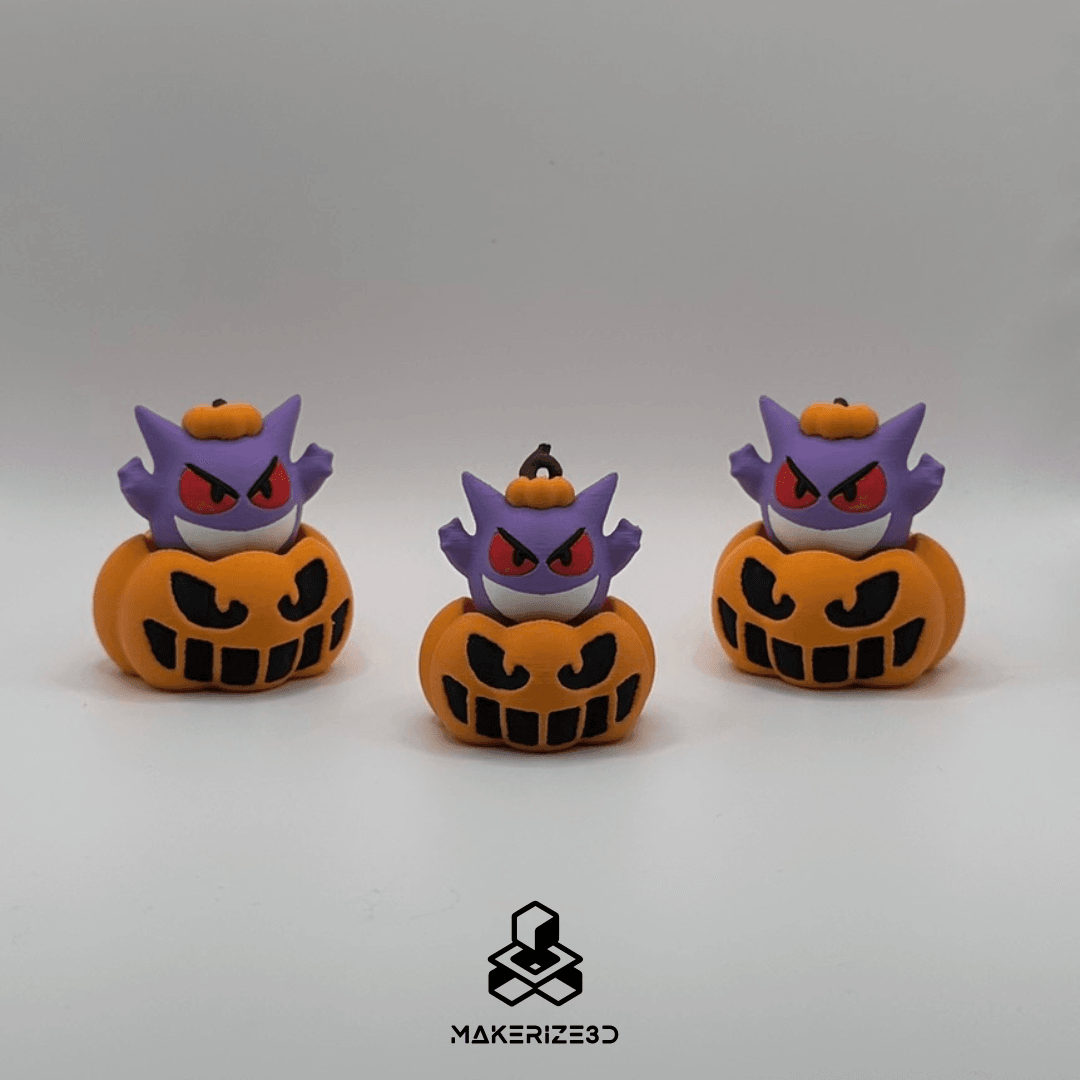 Pumpkin Gengar Clicker 3d model