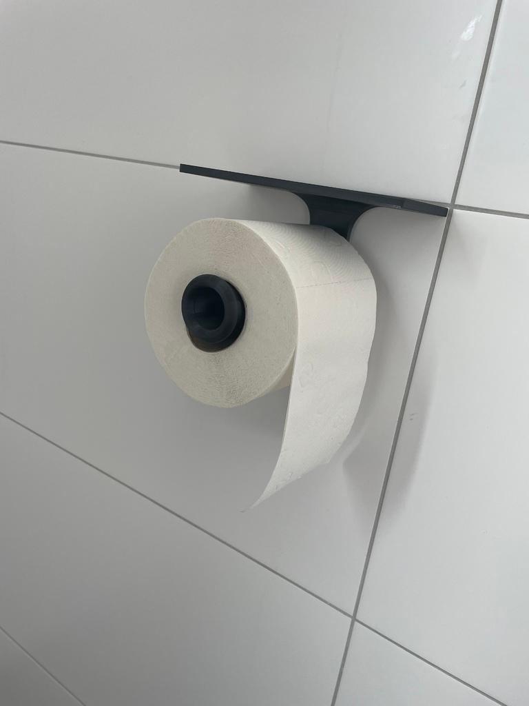 Toilettenpapierhalter mit Ablage 3d model
