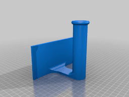 Toilettenpapierhalter mit Ablage 3d model