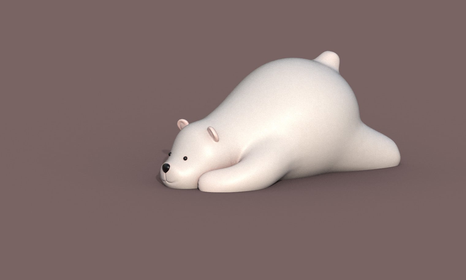 bear cute 3d model