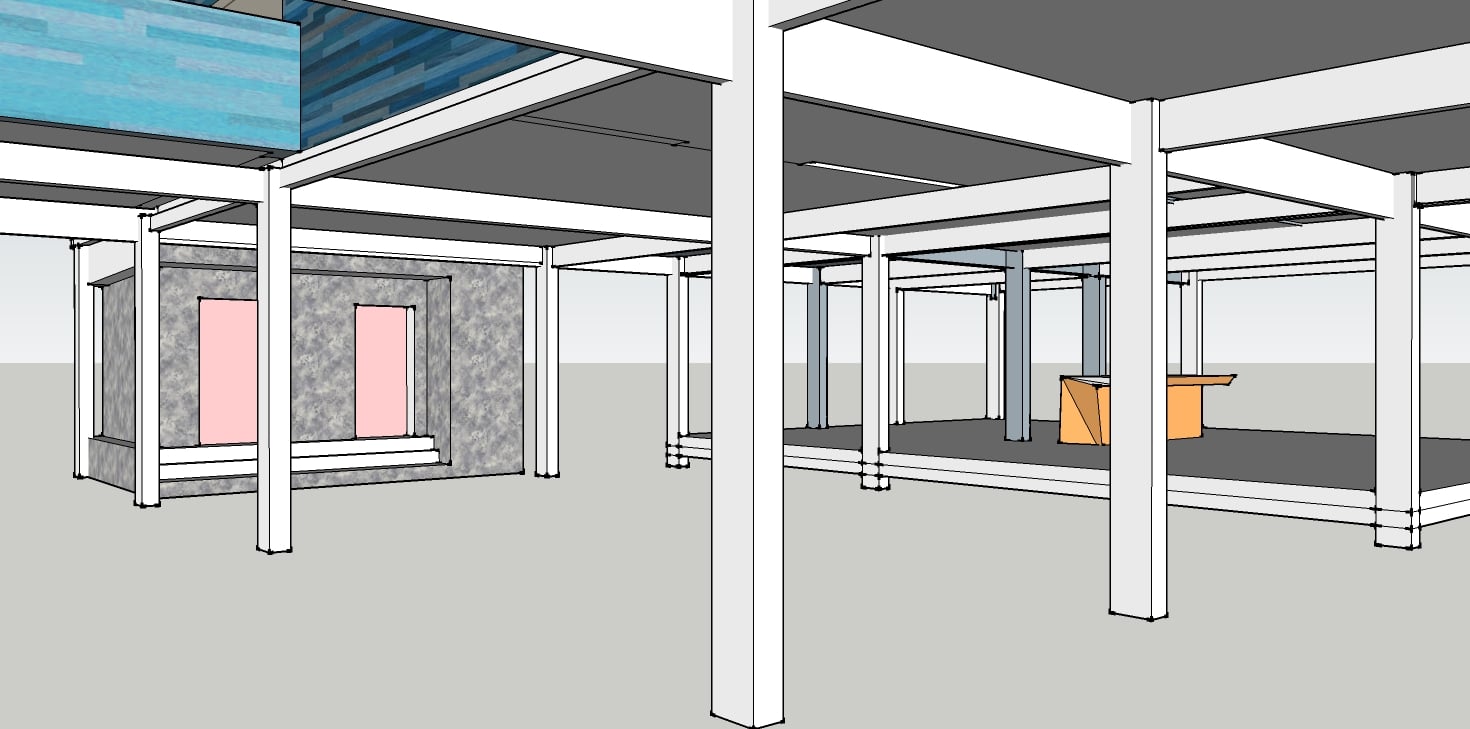 Model house 3d model